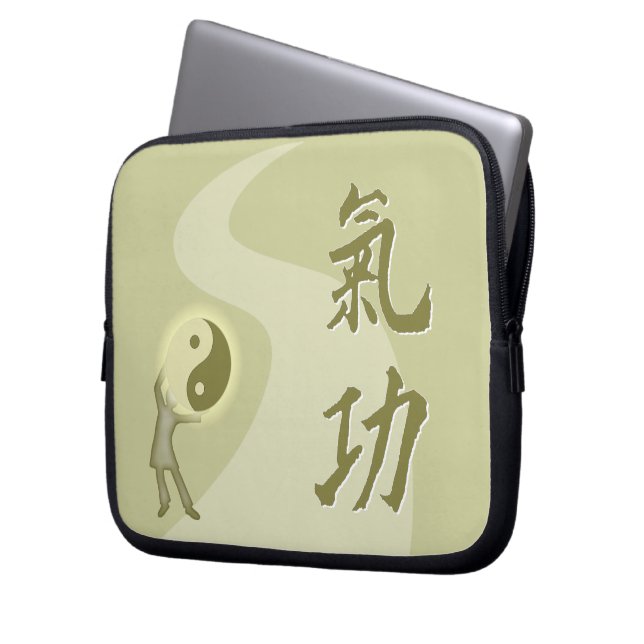 Protection Pour Ordinateur Portable Qi Gong (devant gauche)