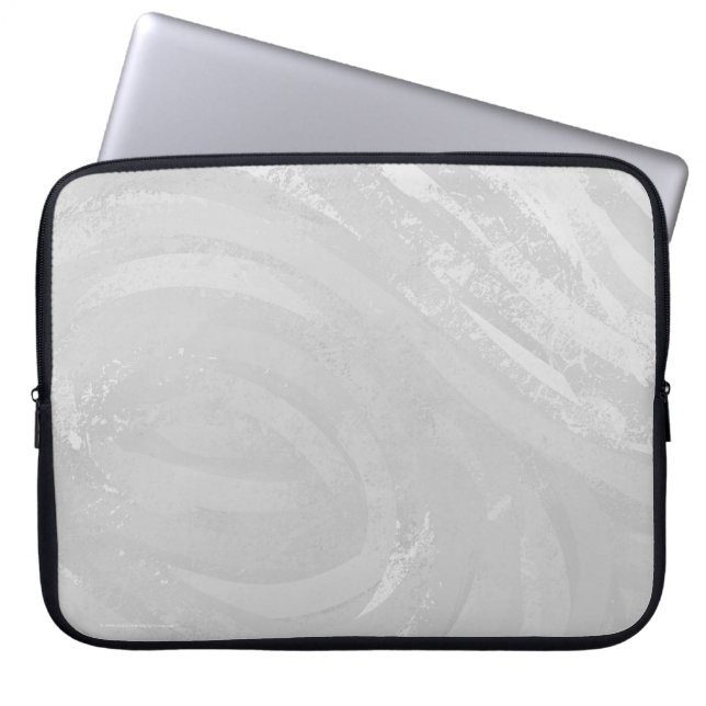 Protection Pour Ordinateur Portable Rainy Sky Grey Swirl (Devant)