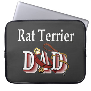 Protection Pour Ordinateur Portable Rat Terrier Papa Cadeaux