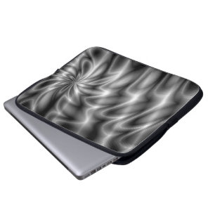 Protection Pour Ordinateur Portable Remous argenté