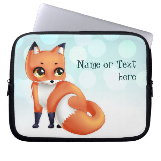 Protection Pour Ordinateur Portable Renard mignon de bande dessinée de Kawaii