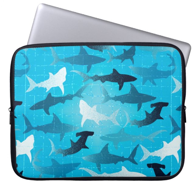 Protection Pour Ordinateur Portable requins ! (Devant)