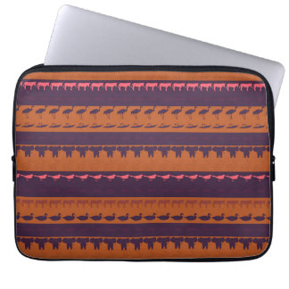 Protection Pour Ordinateur Portable Retro Colorful Animals Pattern #2