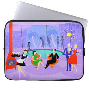 Protection Pour Ordinateur Portable Rétro douille tropicale d'ordinateur portable de