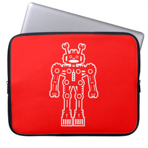 Protection Pour Ordinateur Portable Robot - Rouge