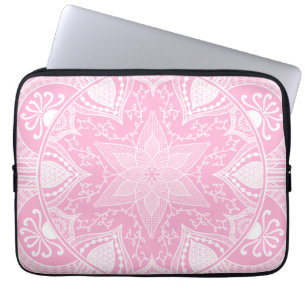 Protection Pour Ordinateur Portable Rose Mandala