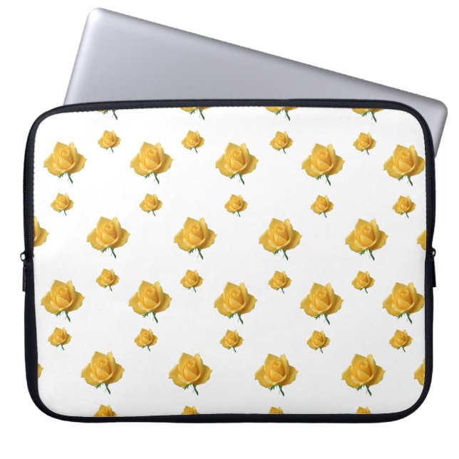Protection Pour Ordinateur Portable Roses jaunes (Devant)
