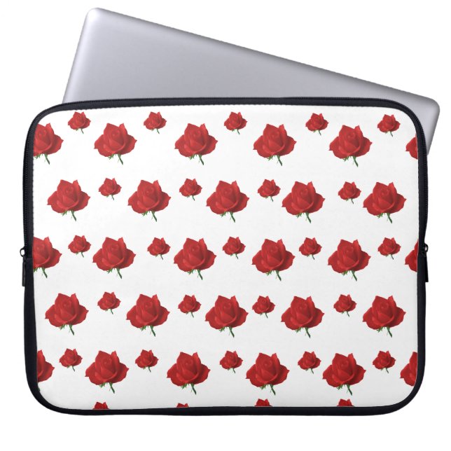 Protection Pour Ordinateur Portable Roses rouges (Devant)