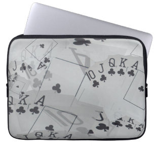 Protection Pour Ordinateur Portable Royal Club Flush Poker Cartes Motif,