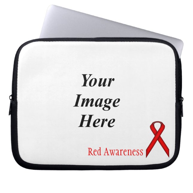 Protection Pour Ordinateur Portable Ruban Red Standard par Kenneth Yoncich (Devant)