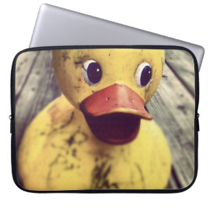 Protection Pour Ordinateur Portable Rubber Jaune Ducky a besoin d'un bain !