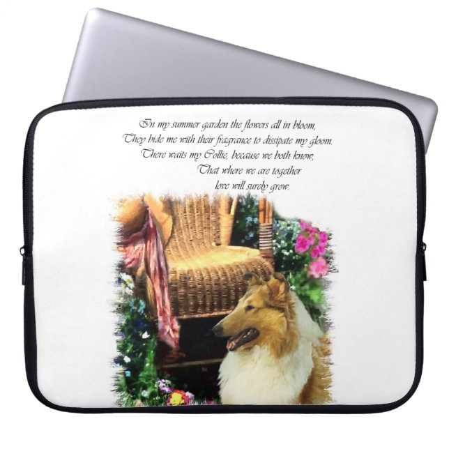 Protection Pour Ordinateur Portable Sable Rough Collie Cadeaux d'art (Devant)