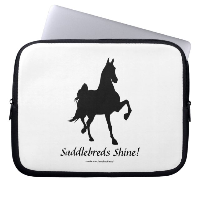 Protection Pour Ordinateur Portable Saddlebreds Shine ! (Devant)