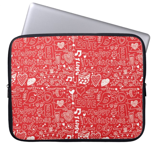 Protection Pour Ordinateur Portable Saint Valentin (Devant)
