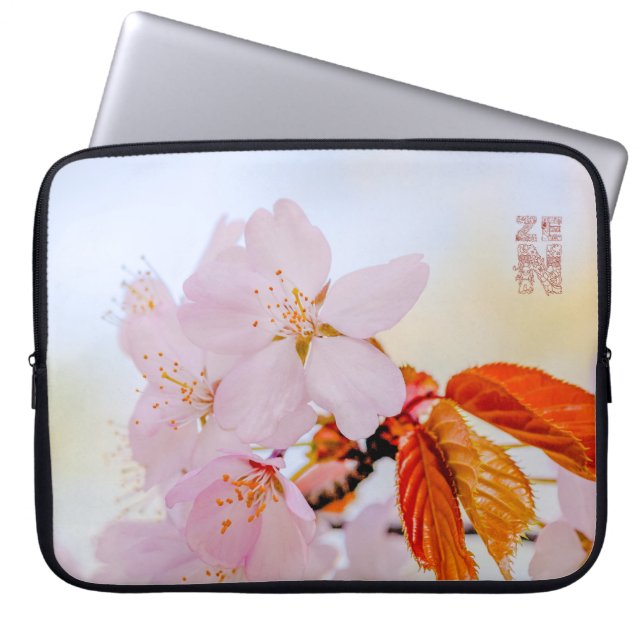 Protection Pour Ordinateur Portable Sakura - Fleur de cerisier japonaise (Devant)