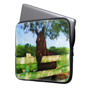 Protection Pour Ordinateur Portable Salutation de cheval