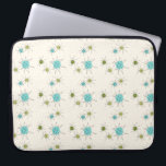 Protection Pour Ordinateur Portable Sapeur de portable Starbursts atomique Iconique<br><div class="desc">Ce motif à manches pour ordinateur portable Starbursts Atomique est doté d'étoiles atomiques emblématiques. C'est vrai ! L'ancienne école, arrière - plan crème avec des taches d'or est la toile de fond parfaite pour le céleri turquoise, apaisant, et les cercles kitsch vert poire. Les taches de couleur sont sporadiquement placées...</div>