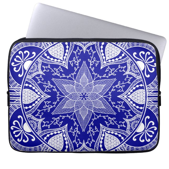 Protection Pour Ordinateur Portable Sapphire Mandala (Devant)