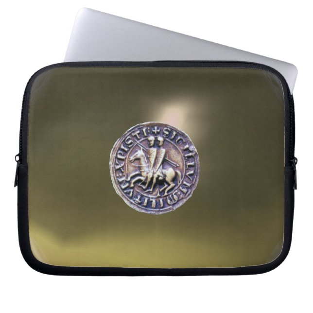 Protection Pour Ordinateur Portable SCEAU DES CHEVALIERS JEU gris TEMPLAR (Devant)
