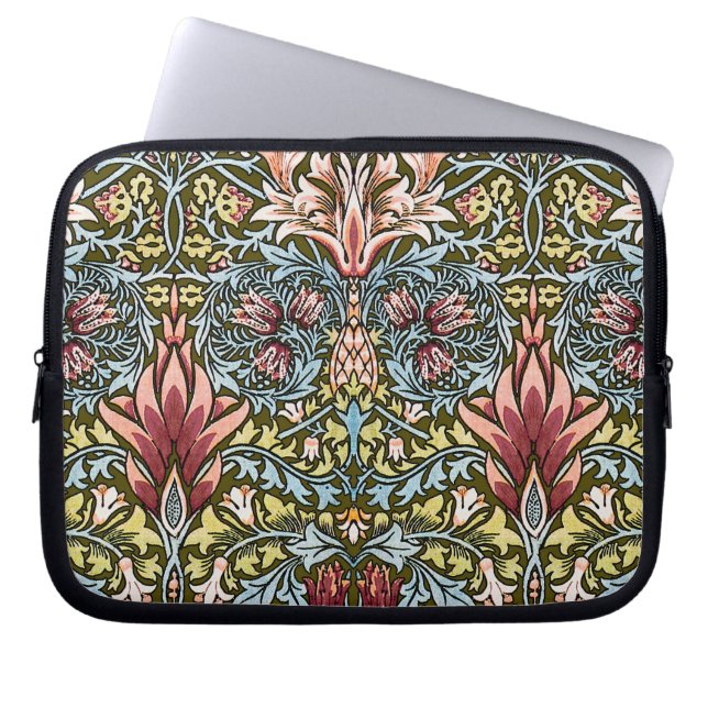 Protection Pour Ordinateur Portable Schéma floral William Morris Snakeshead (Devant)