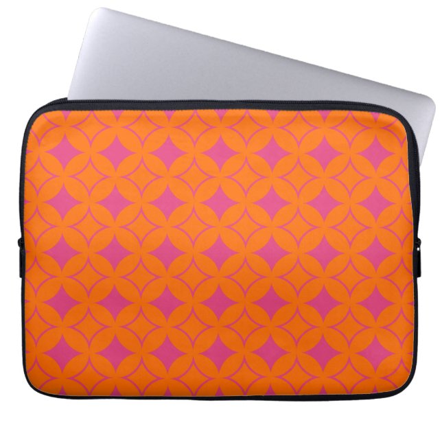 Protection Pour Ordinateur Portable Shippo rose et orange (Devant)