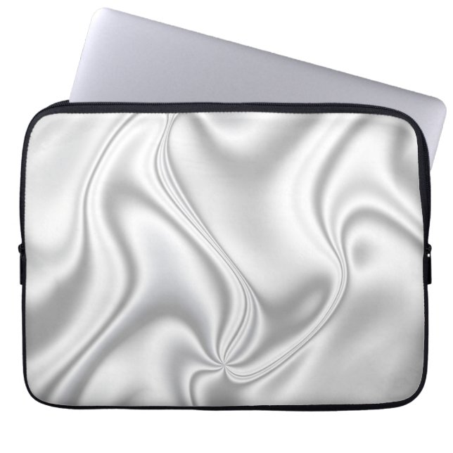 Protection Pour Ordinateur Portable Silver Satin (Devant)