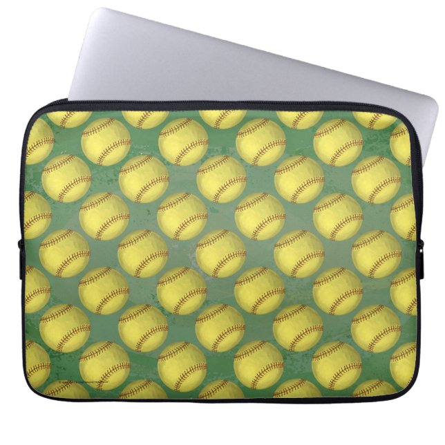 Protection Pour Ordinateur Portable Softball motif (Devant)