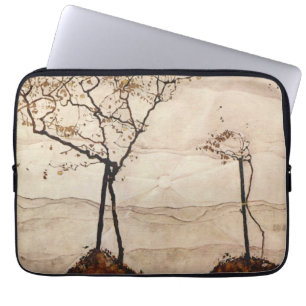 Protection Pour Ordinateur Portable Soleil d'automne et arbres par Egon Schiele, Art a