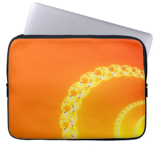 Protection Pour Ordinateur Portable Sound Waves Fractal Art