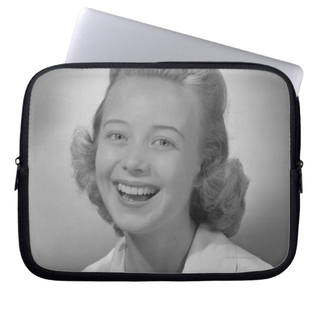Protection Pour Ordinateur Portable Sourire de femme (Devant)