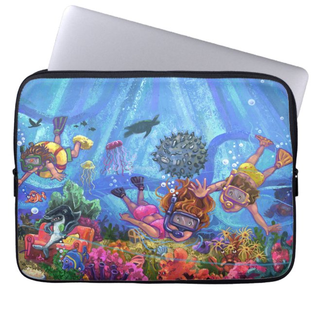 Protection Pour Ordinateur Portable Sous la mer (Devant)