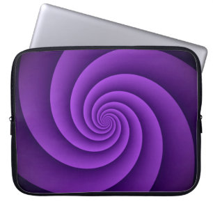 Protection Pour Ordinateur Portable Spirales Arrière - plans Abstraites douces IV