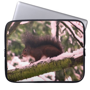Protection Pour Ordinateur Portable Squirrel Hiver Photo Neoprène Manche Ordinateur Po