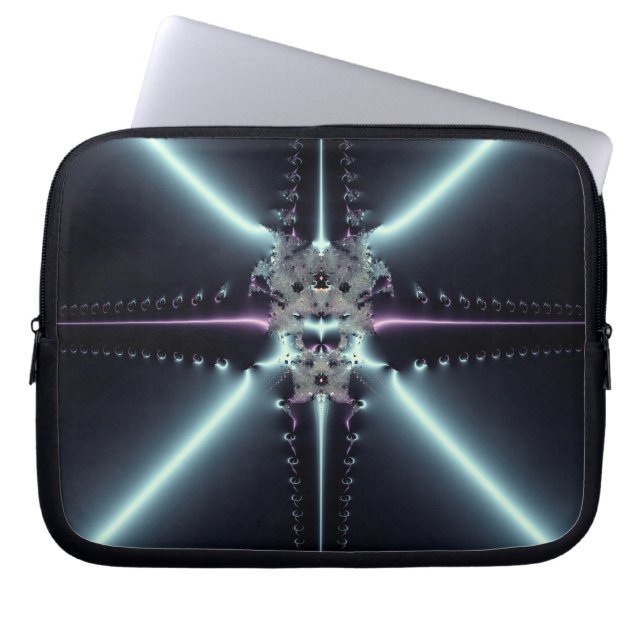 Protection Pour Ordinateur Portable Star Bleue Art Abstrait (Devant)