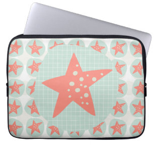 Protection Pour Ordinateur Portable Starfish Whimsical Mer Océan Nautique