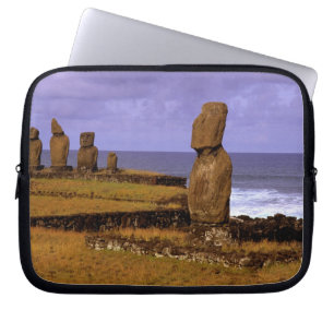 Protection Pour Ordinateur Portable Statue Moai de la plate-forme Tahai Abstraits Pâqu
