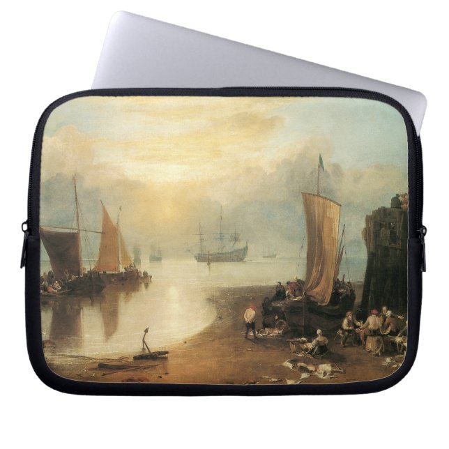 Protection Pour Ordinateur Portable Sun Rising Through Vapor par Joseph Turner (Devant)