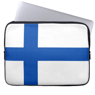 Protection Pour Ordinateur Portable Suomen Lippu - le drapeau de la Finlande