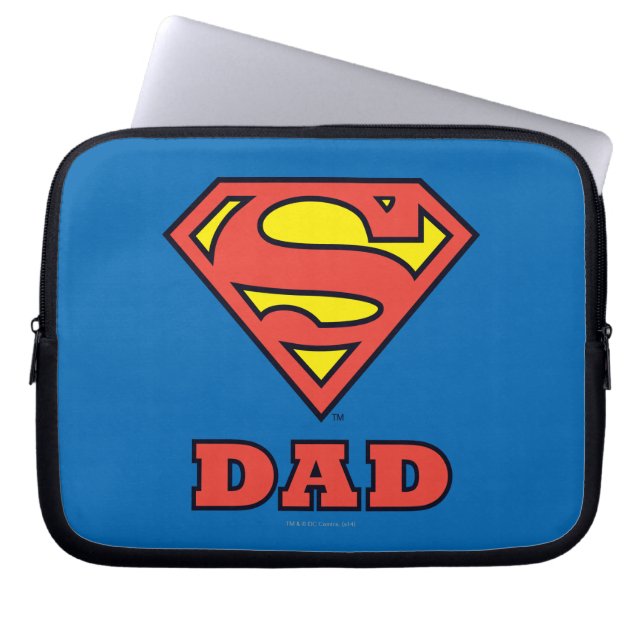 Protection Pour Ordinateur Portable Super papa (Devant)
