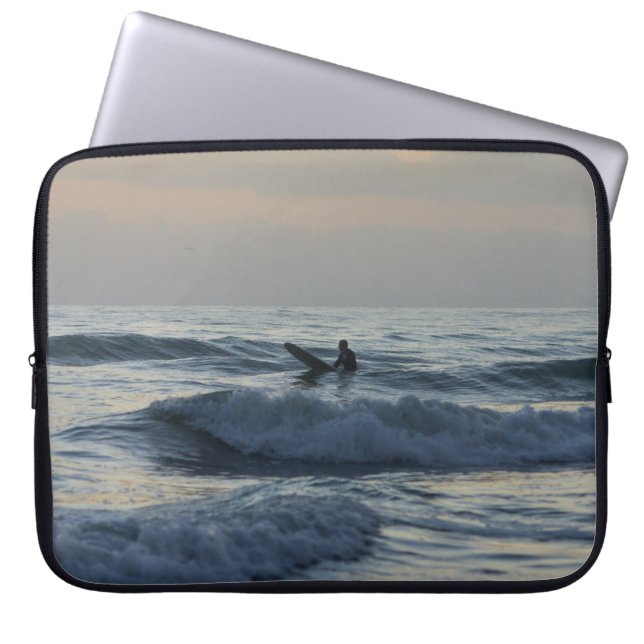 Protection Pour Ordinateur Portable Surfer attend (Devant)
