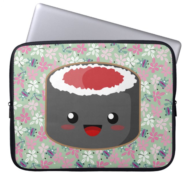 Protection Pour Ordinateur Portable Sushi mignons (Devant)