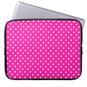 Protection Pour Ordinateur Portable Sweet Candy rose et blanc Manche pour ordinateur p