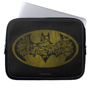 Protection Pour Ordinateur Portable Symbole Batman Crânes dans le logo de chaume
