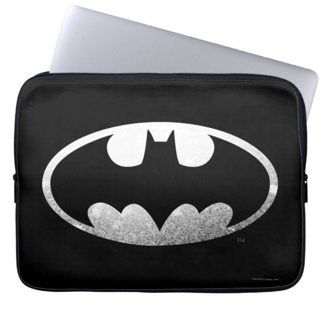 Protection Pour Ordinateur Portable Symbole Batman | Logo Grainy (Devant)