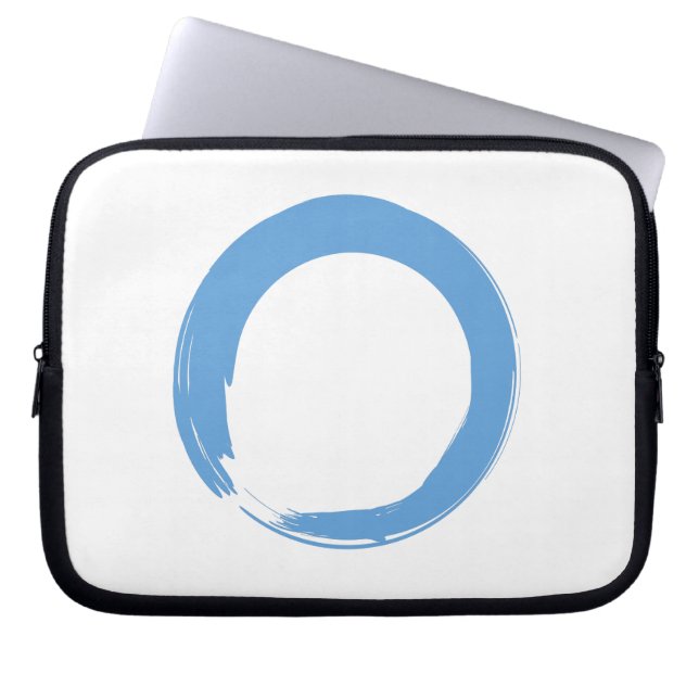 Protection Pour Ordinateur Portable Symbole bleu ciel Zen (Devant)