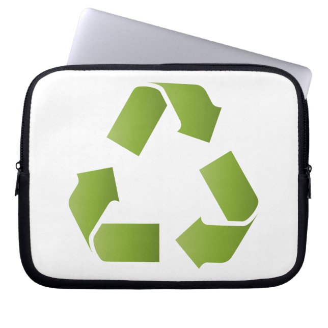 PROTECTION POUR ORDINATEUR PORTABLE SYMBOLE RECYCLE (Devant)