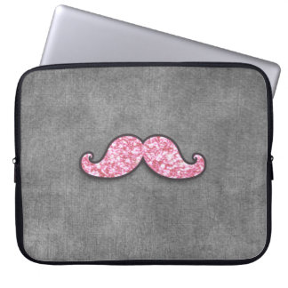 PROTECTION POUR ORDINATEUR PORTABLE TABLEAU DE GRIS DE MOUSTACHE DE PARTIES