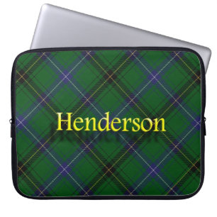 Protection Pour Ordinateur Portable Tartan d'écossais de Henderson de clan