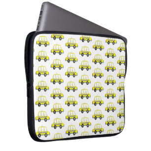 Protection Pour Ordinateur Portable Taxi NYC Jaune New York Ville À damiers Imprimer c