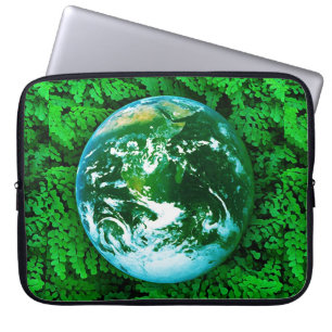 Protection Pour Ordinateur Portable Terre verte - conscience écologique